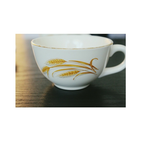 Golden Wheat 4 Piece Glass Set 22K Gold - Picture 2 of 5